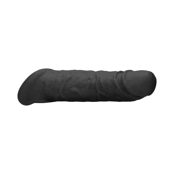 Realrock Penis Sleeve 8 Black - SexToy.com