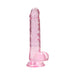 Realrock Realistic Dildo With Balls 7" Pink - SexToy.com