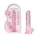 Realrock Realistic Dildo With Balls 7" Pink - SexToy.com