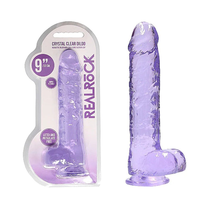 Realrock Realistic Dildo With Balls 9 inches - SexToy.com