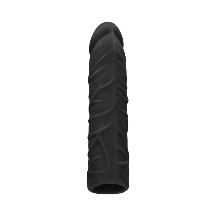 Realrock Skin 7 In. Penis Extender Sleeve Black - SexToy.com