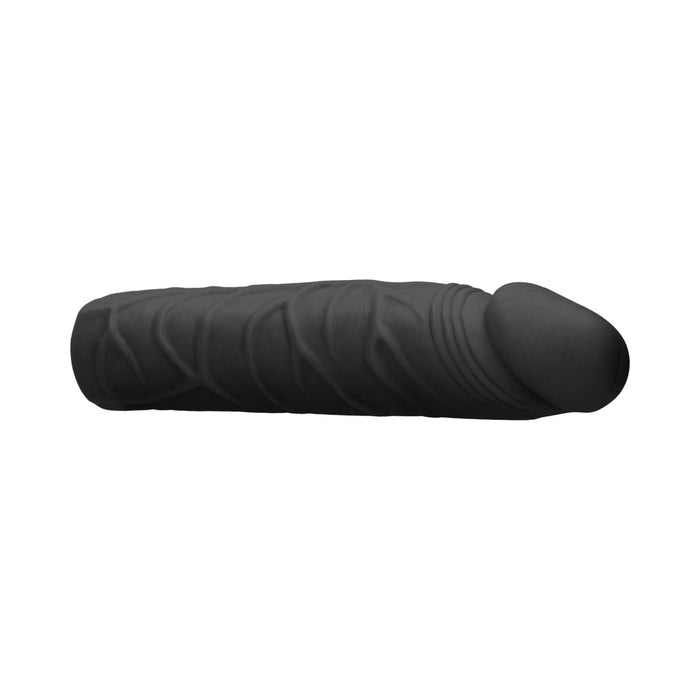 Realrock Skin 7 In. Penis Extender Sleeve Black - SexToy.com