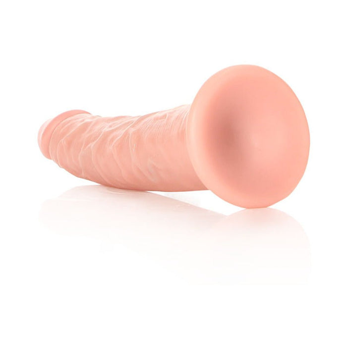 Realrock Slim Realistic Dildo With Suction Cup 6 In. Vanilla - SexToy.com