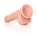 Realrock Straight Realistic Dildo With Balls And Suction Cup 10 In. Light - SexToy.com