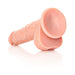 Realrock Straight Realistic Dildo With Balls And Suction Cup 8 In. Light - SexToy.com