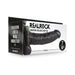 Realrock Vibrating Hollow Strap On With Balls 7 In. Chocolate - SexToy.com