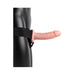 Realrock Vibrating Hollow Strap - on Without Balls 6 In. Vanilla - SexToy.com