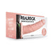 Realrock Vibrating Hollow Strap - on Without Balls 8 In. Vanilla - SexToy.com