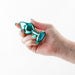 Rear Assets Metal Anal Plug Medium Teal - SexToy.com