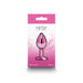 Rear Assets Metal Anal Plug Small Pink - SexToy.com