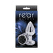 Rear Assets Rose Anal Plug - Medium - Black - SexToy.com