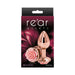 Rear Assets Rose Anal Plug - Small - Pink - SexToy.com