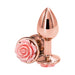 Rear Assets Rose Anal Plug - Small - Pink - SexToy.com