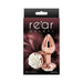 Rear Assets Rose Anal Plug - Small - White - SexToy.com