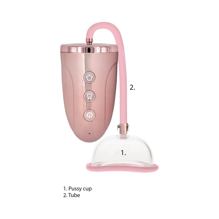 Rechargeable Pussy Pump - Pink - SexToy.com