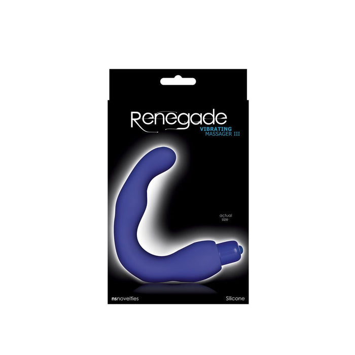 Renegade Vibrating Prostate Massager 3 - Blue - SexToy.com