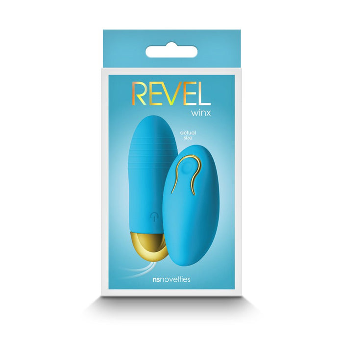 Revel Winx Insertable Remote Bullet Blue - SexToy.com