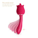 Rhea The Rose Clit Tongue Licking Vibrator And G - spot Massager Red - SexToy.com