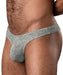 RIBBED & READY THONG GREY S/M - SexToy.com