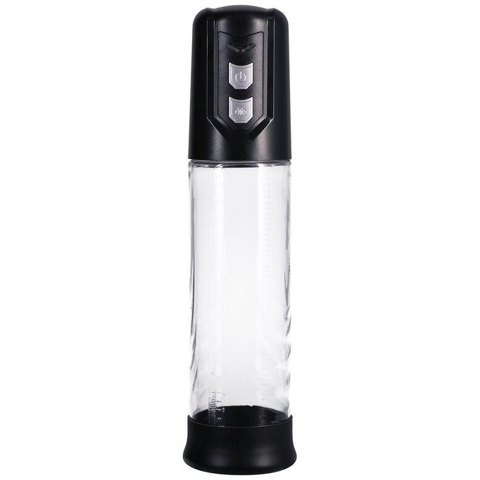 Rock Solid Auto Pump Black/clear - SexToy.com