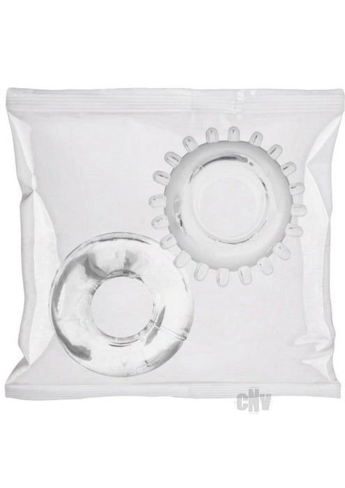 Rock Solid C Ring 2pk Refill 50pc Clr - SexToy.com