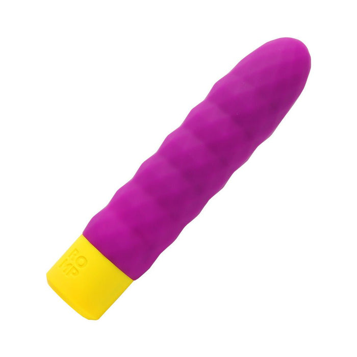 ROMP Beat Rechargeable Slimline Bullet Vibrator Purple - SexToy.com