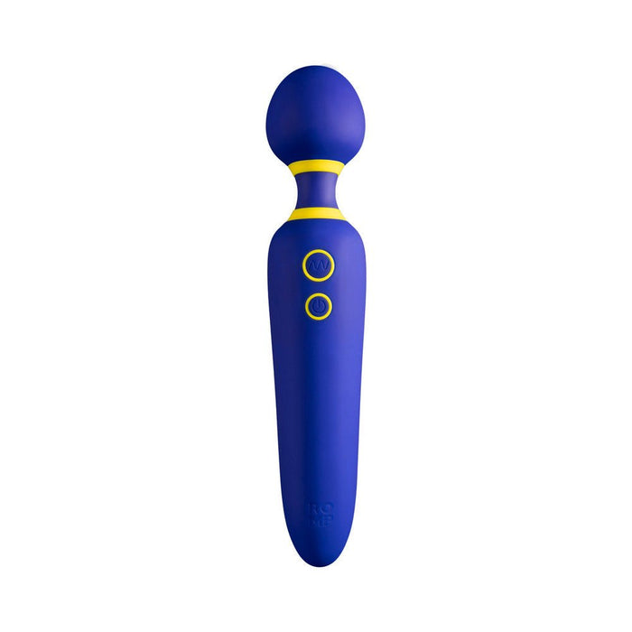 ROMP Flip Silicone Wand Vibrator Blue - SexToy.com