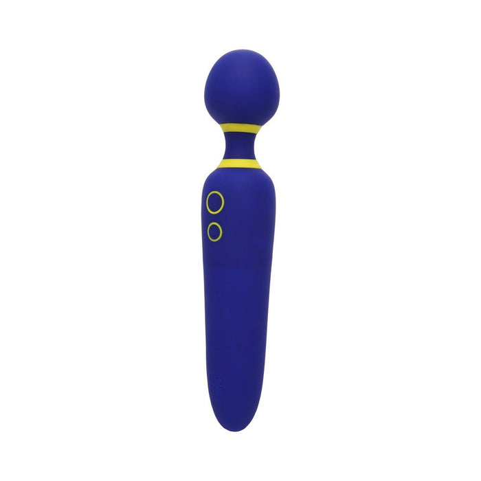 ROMP Flip Silicone Wand Vibrator Blue - SexToy.com