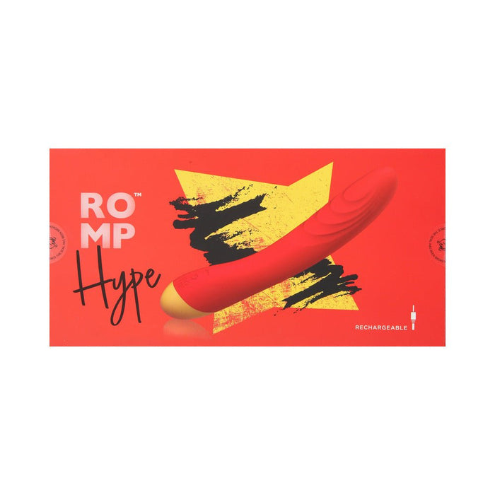 ROMP Hype Rechargeable G - Spot Vibrator Red - SexToy.com