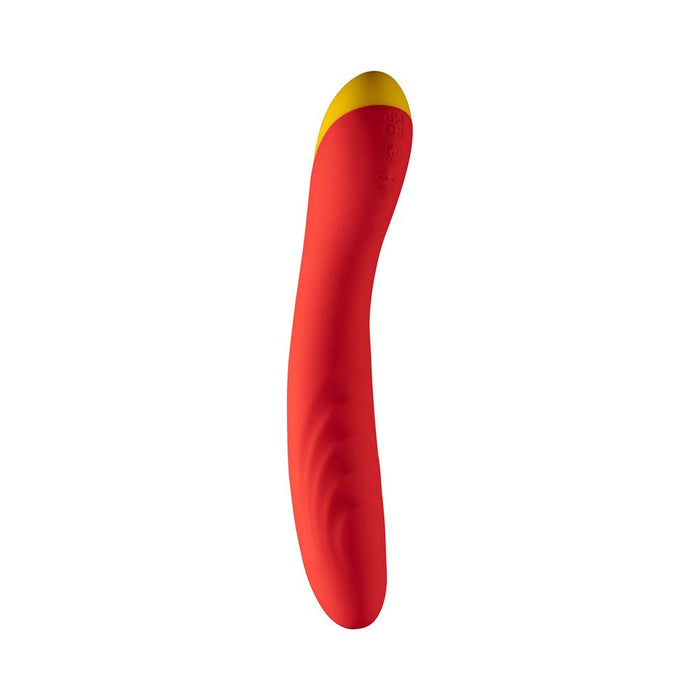 ROMP Hype Rechargeable G - Spot Vibrator Red - SexToy.com