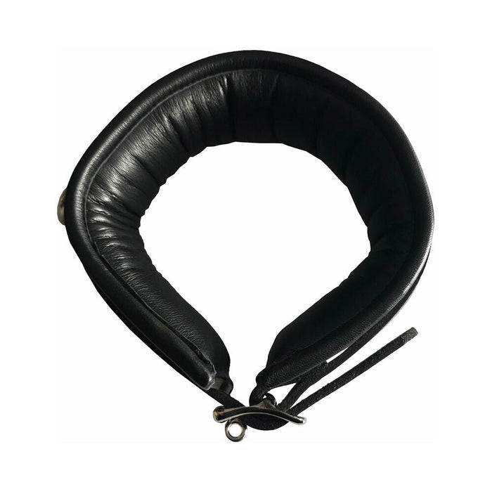 Rouge Padded Leather 3 D - Ring Collar Black - SexToy.com