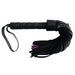 Rouge Short Suede Flogger Leather Handle Black/purple - SexToy.com