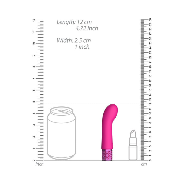 Royal Gems - Bijou - Silicone Rechargeable Bullet - Pink - SexToy.com