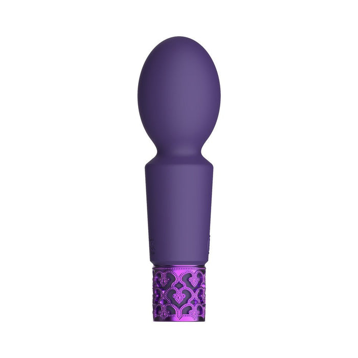 Royal Gems - Brilliant - Silicone Rechargeable Bullet - Purple - SexToy.com