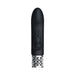 Royal Gems - Dazzling - Silicone Rechargeable Bullet - Black - SexToy.com