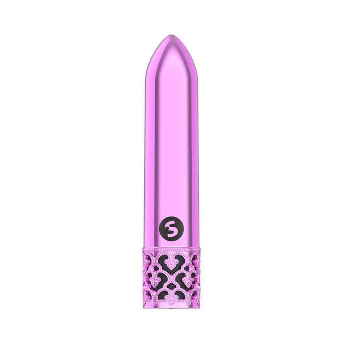 Royal Gems - Glitz - Abs Rechargeable Bullet - Pink - SexToy.com