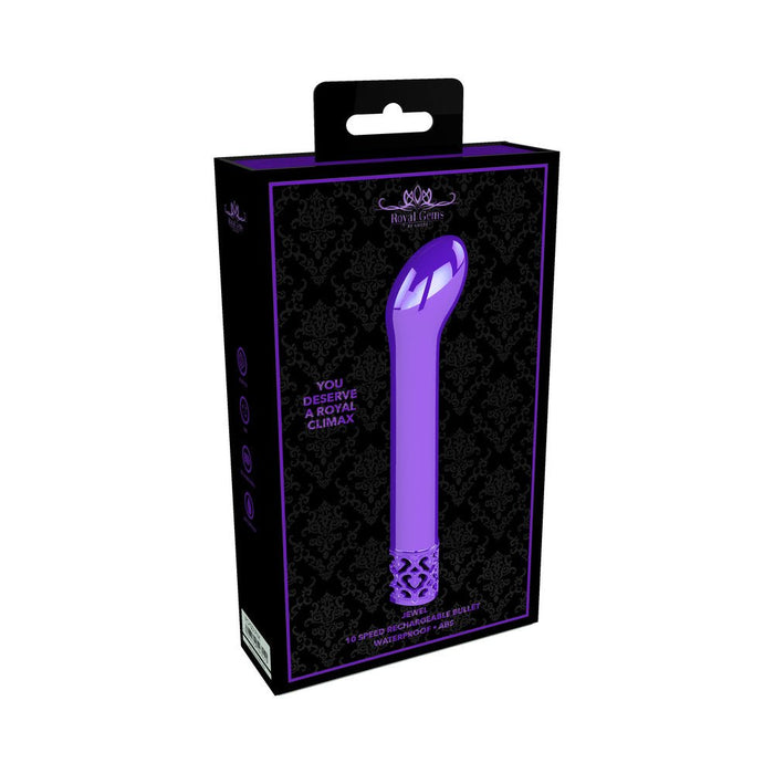 Royal Gems - Jewel - Abs Rechargeable Bullet - Purple - SexToy.com