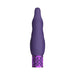 Royal Gems - Sparkle - Silicone Rechargeable Bullet - Purple - SexToy.com