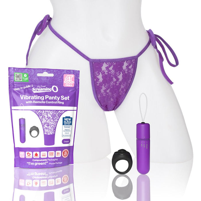 Screaming O My Secret Screaming O 4t Panty Vibe Grape - SexToy.com