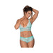 Seabreeze Strappy Back Cami & Short Turquoise L/XL - SexToy.com