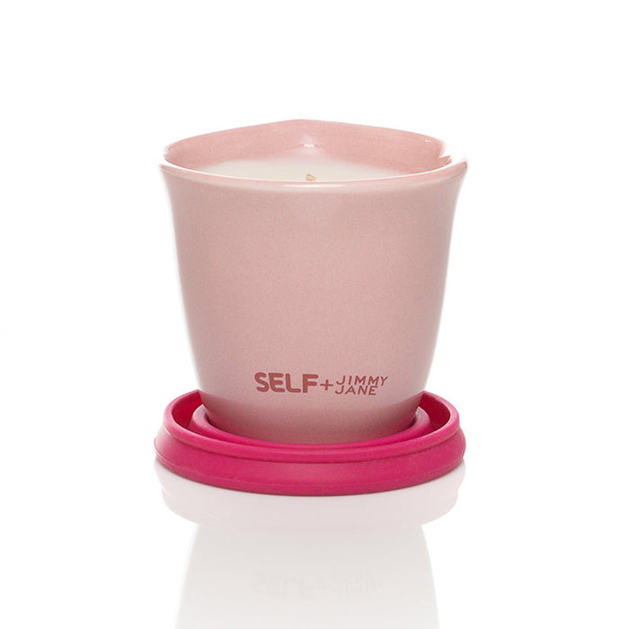 SELF + Jimmyjane Massage Candle - Bergamot Rose - SexToy.com