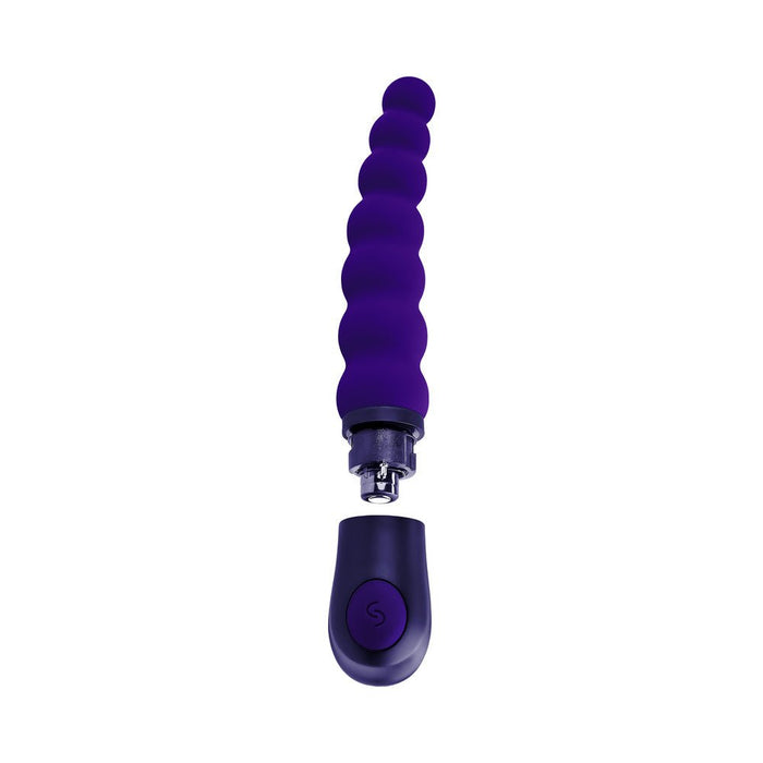 Selopa Beaded Beauty Silicone Vibrator Purple - SexToy.com