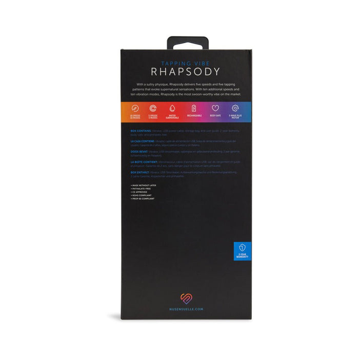 Sensuelle Rhapsody Sngl Tap Vibe Pink - SexToy.com