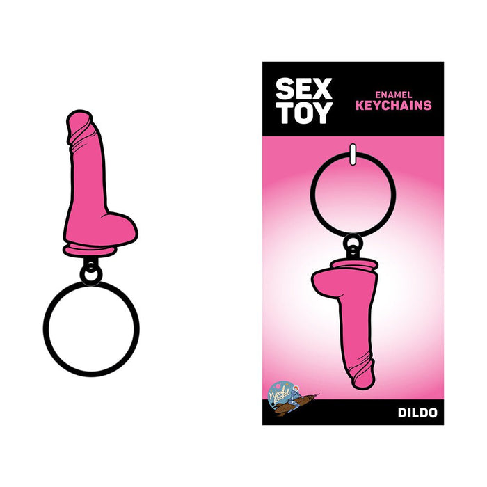 Sex Toy Keychain Pink Dildo - SexToy.com