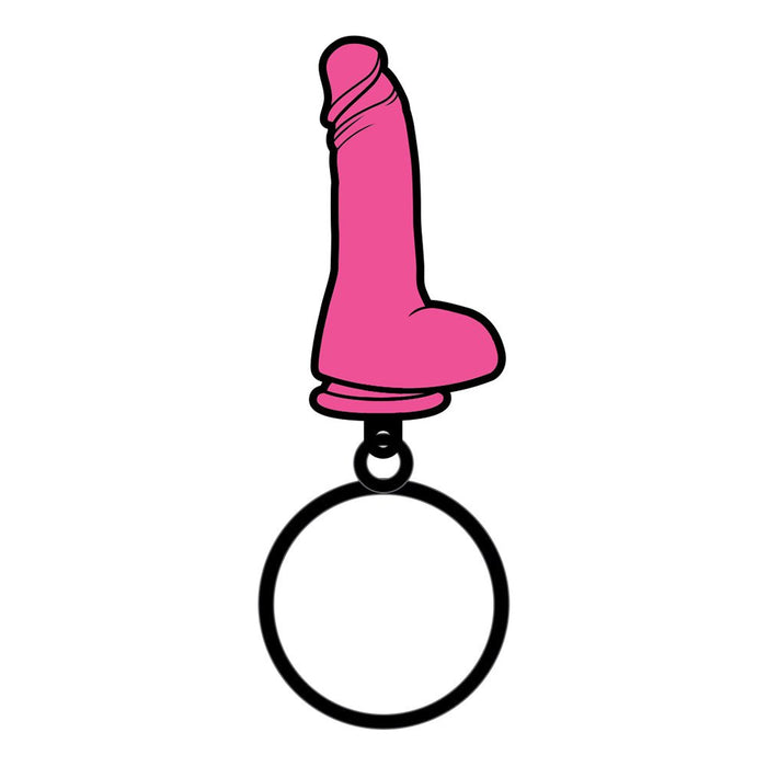 Sex Toy Keychain Pink Dildo - SexToy.com