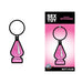 Sex Toy Keychain Pink Glitter Butt Plug - SexToy.com