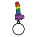 Sex Toy Keychain Rainbow Dildo - SexToy.com