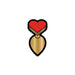 Sex Toy Pin Heart Butt Plug - SexToy.com