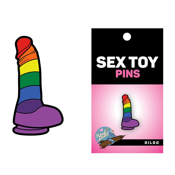 Sex Toy Pin Rainbow Dildo - SexToy.com