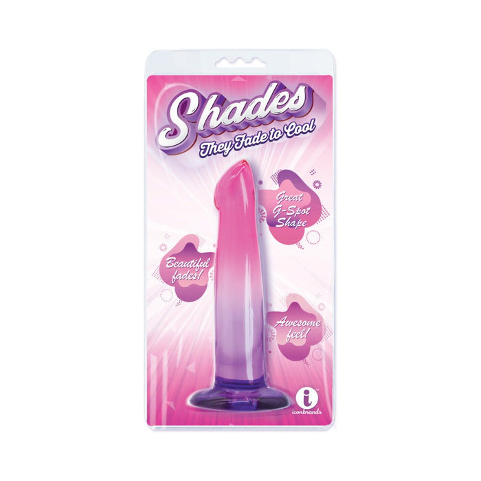 Shades 6.25&quot; G - Spot Tpr Pink And Purple - SexToy.com